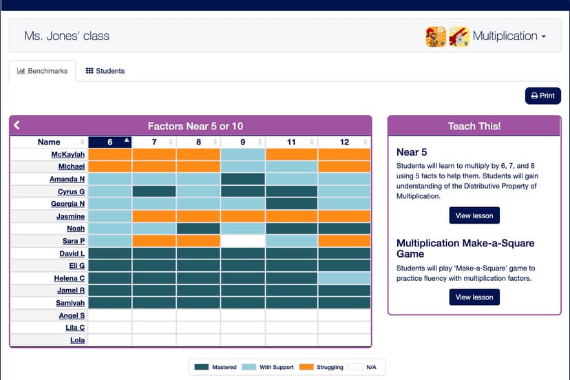Teachley Math screenshot 1