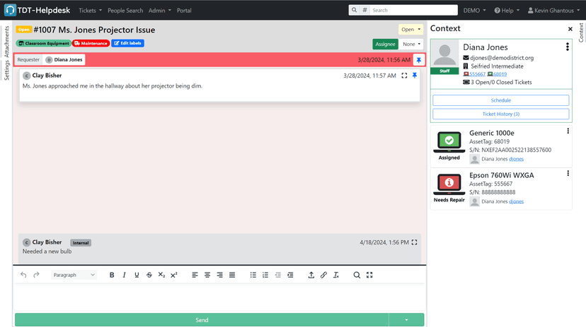 Tech Director Toolbox - Helpdesk screenshot 3