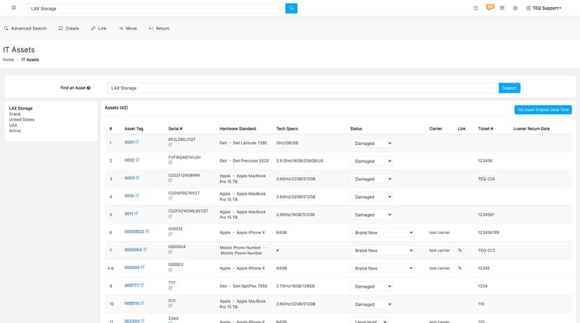 Teqtivity screenshot 2