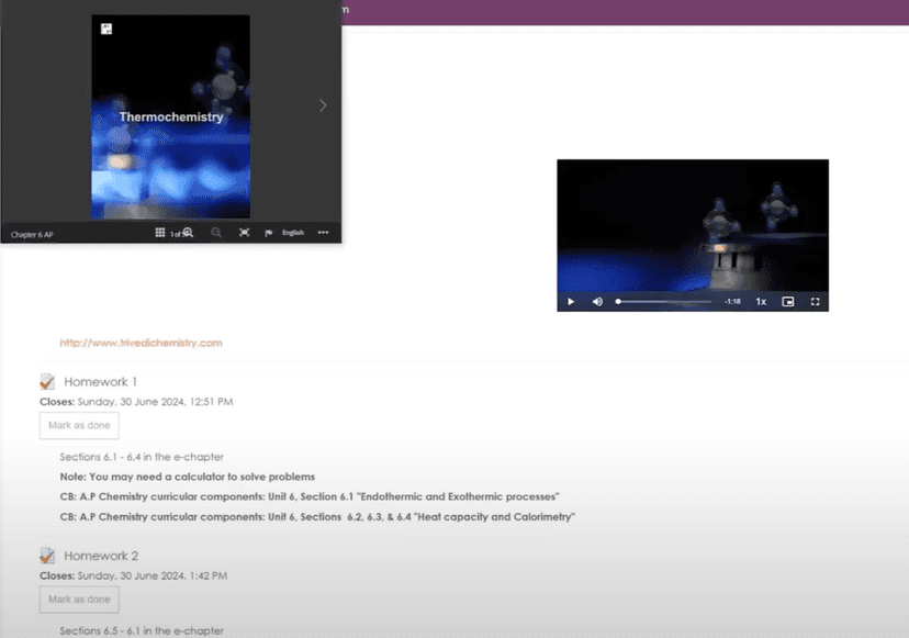 Trivedi Introductory Online Chemistry screenshot 1
