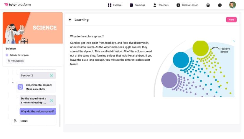 Tutor Platform screenshot 3