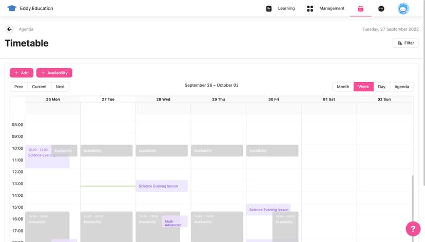 Tutor Platform screenshot 1