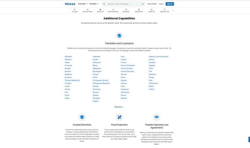 Voice Over Marketplace screenshot 3