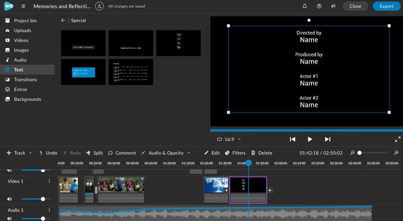 WeVideo screenshot 1