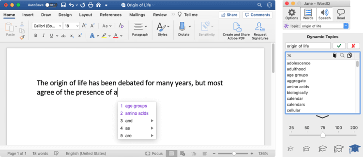WordFlight screenshot 1