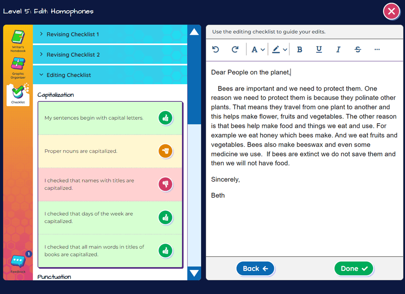Writing A-Z screenshot 3