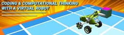 Coding and Computational Thinking with Virtual VICE Robot logo