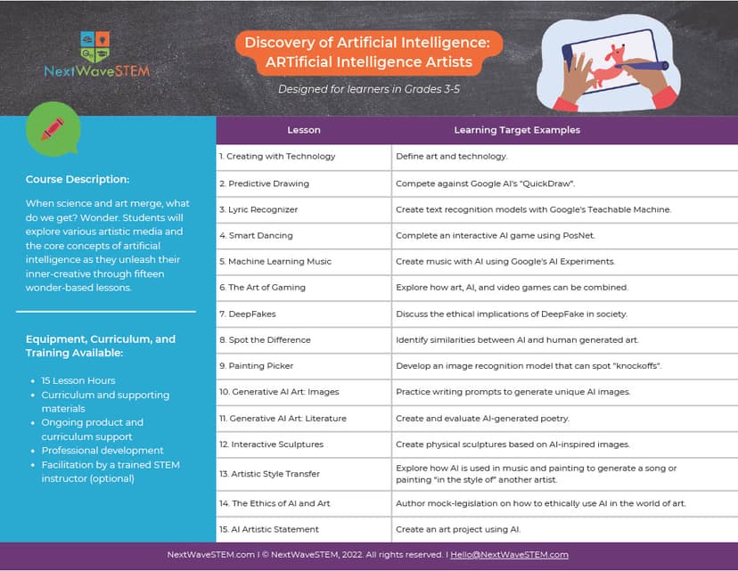 NextWave STEM: Artificial Intelligence Literacy screenshot 4