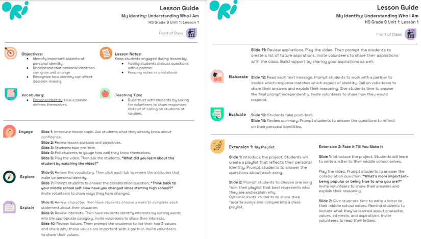 Ori Learning Social Emotional Learning Solution screenshot 2