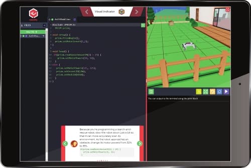 TETRIX® Virtual Robotics Simulation screenshot 1