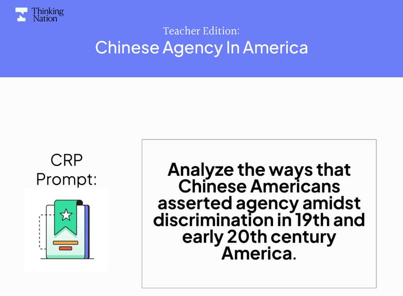 Thinking Nation Mock AP Exams screenshot 2