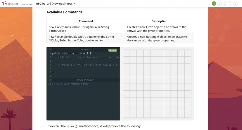 Tynker for Schools Premium | AP Computer Science A screenshot 1